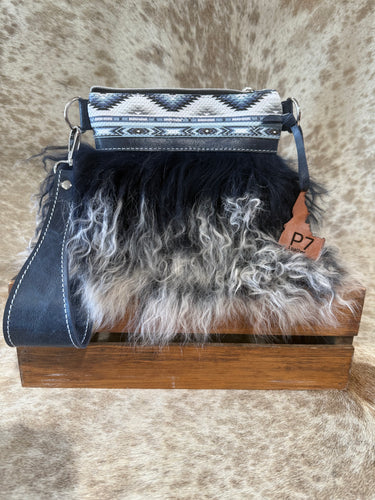 Fuzzy wristlet
