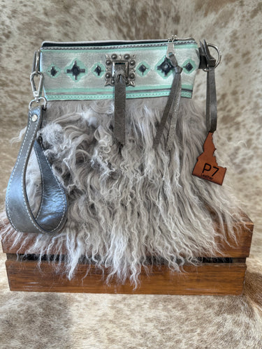 Fuzzy wristlet