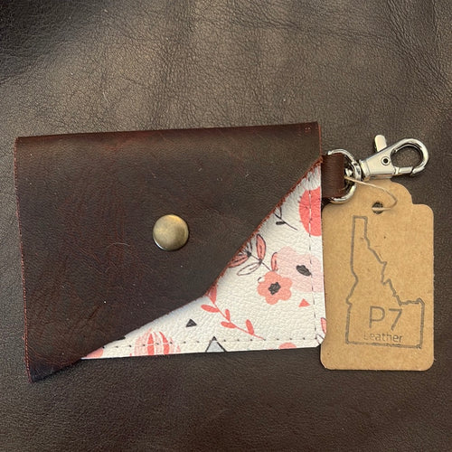 Keychain card holder