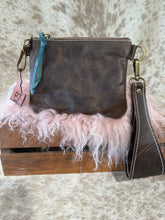 Load image into Gallery viewer, Fuzzy wristlet