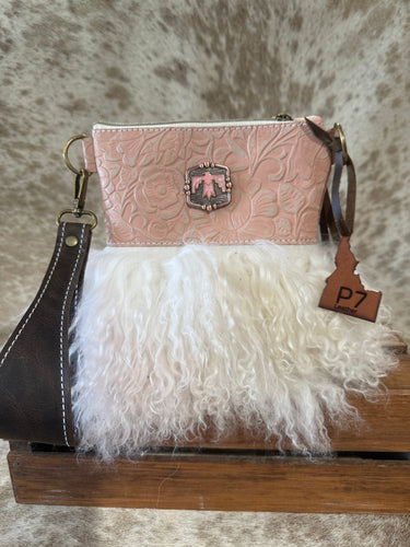 Fuzzy wristlet