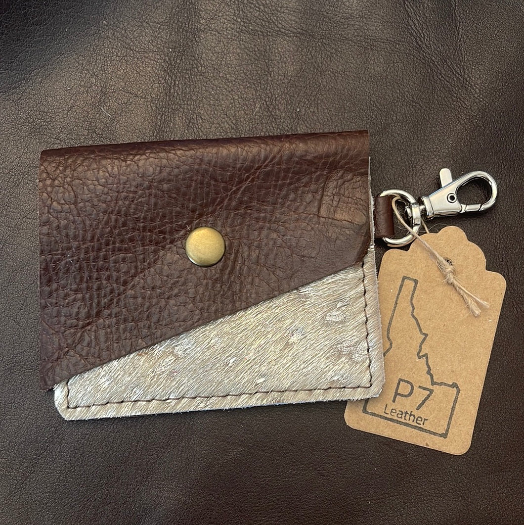 Keychain card holder