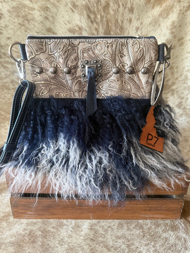 Fuzzy crossbody