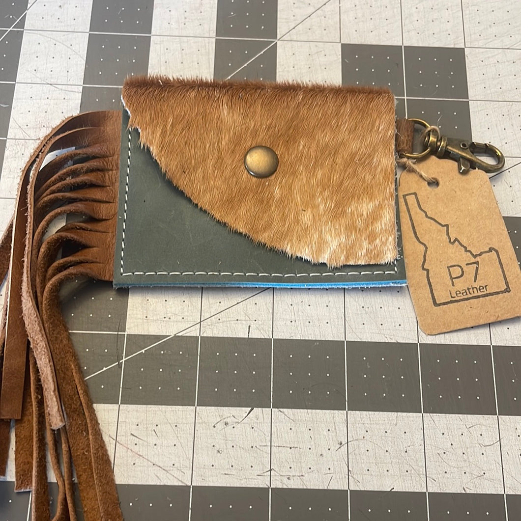 Keychain card holder