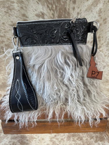 Fuzzy wristlet