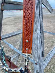 Basket weave belt strap
